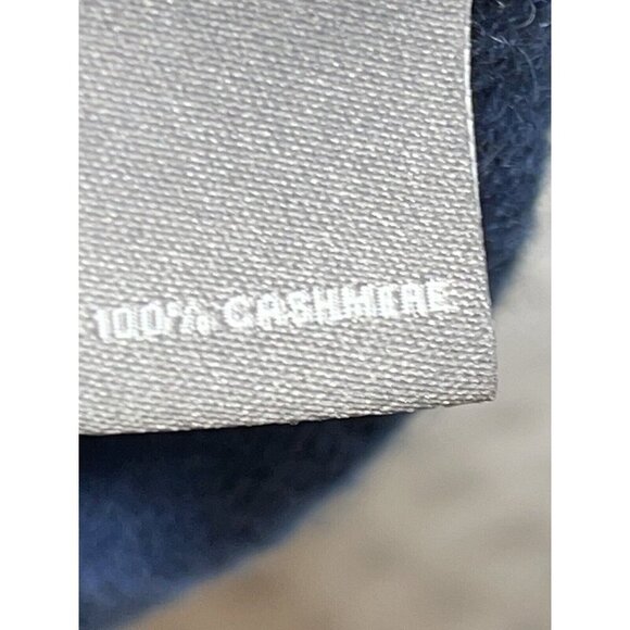 Neiman Marcus Men's Blue Cashmere Long Sleeve Knit Pullover Sweater Size XL - Picture 4 of 10